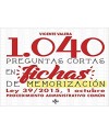 1040 Preguntas cortas en fichas de memorización Ley 39/2015