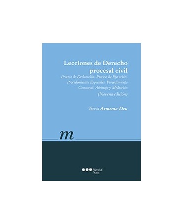 Lecciones de Derecho procesal civil