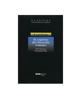 libro El espíritu del derecho romano