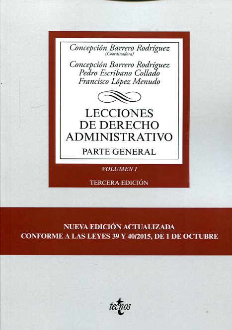 Lecciones De Derecho Administrativo Parte General. Vol.I | Blog ...